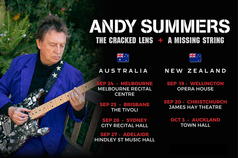 Andy Summers 2024 Australia and New Zealand Tour